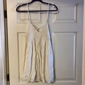 Crochet top, whimsical sun dress